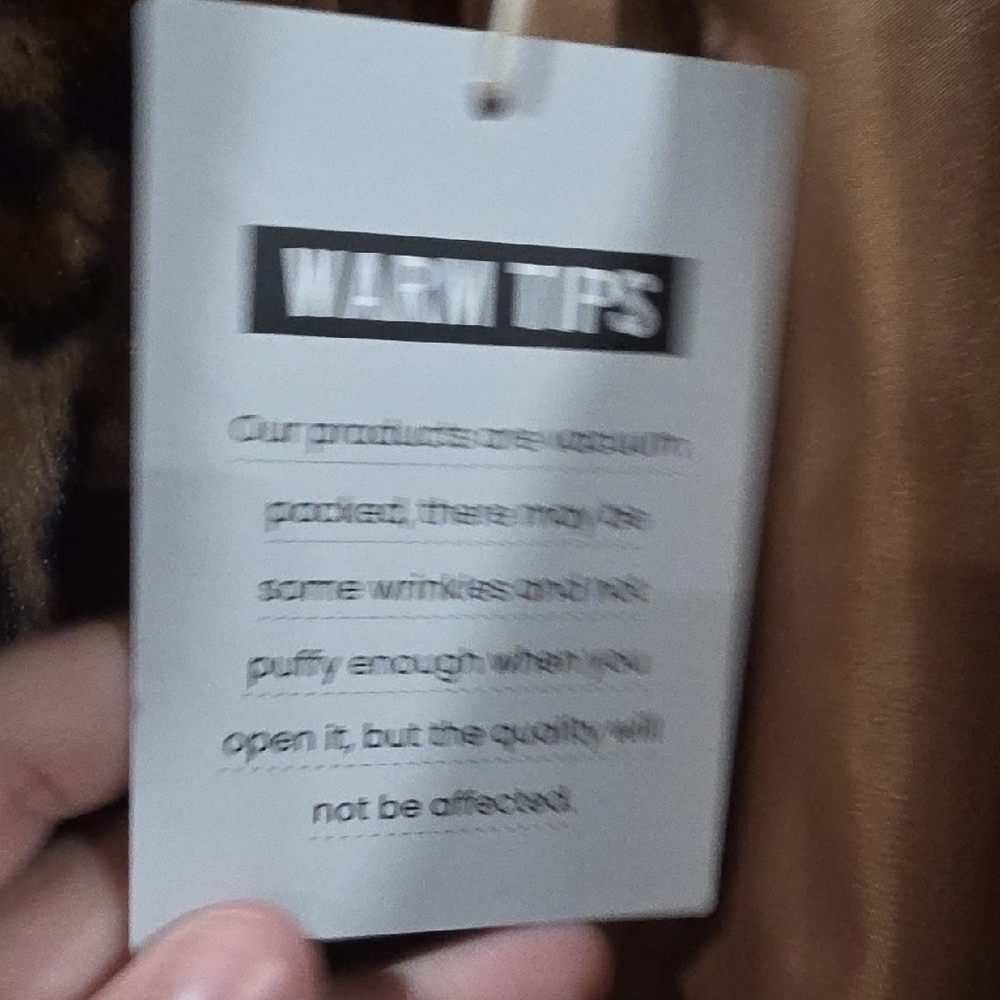 Fashion Brand Company Leopard Print Faux Fur Peacoat - Brown & Black - Picture 4 of 10